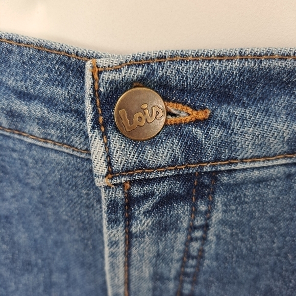 Vintage original LOIS blue jeans, high waist Mom jeans. Made in Canada, … - Picture 10 of 16